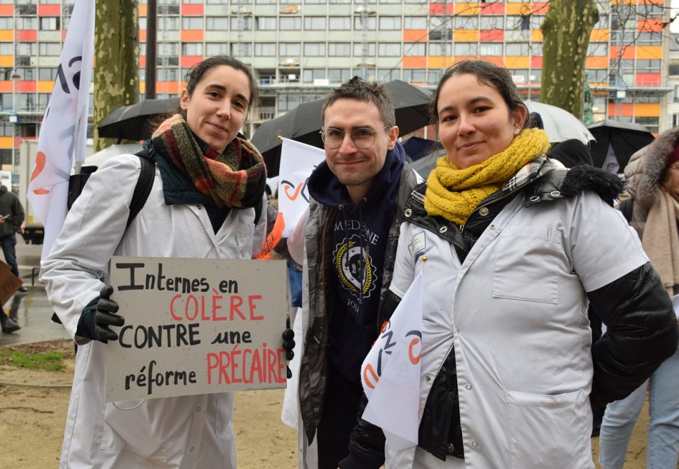 manifestation des internes de médecine générale