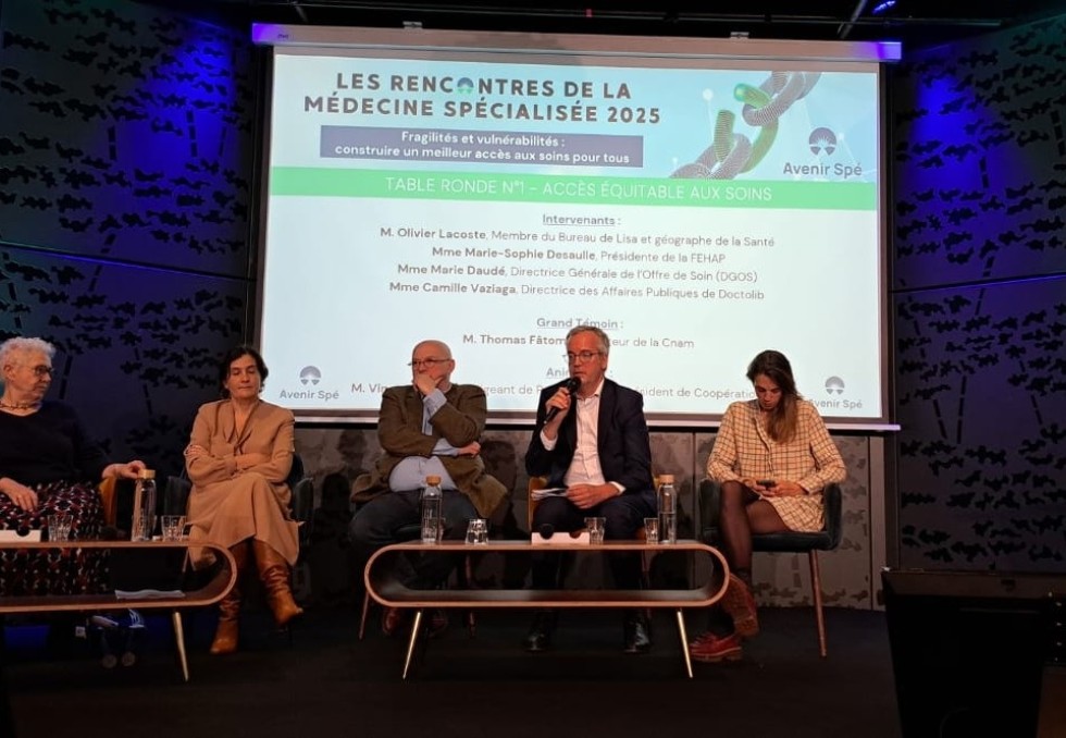 Thomas Fatôme au congrès d'Avenir Spé, ce vendredi 14 novembre, à La Baule.