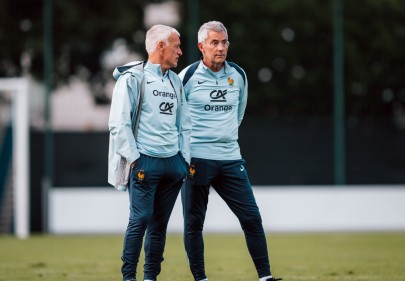 Didier Deschamps et la Dr Franck Le Gall