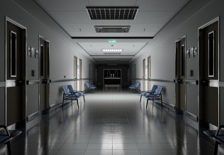 Couloir d'hôpital