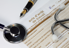 Stéthoscope arrêt de travail