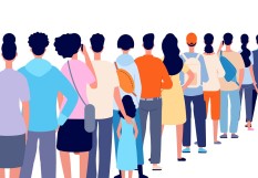 Queue de patients