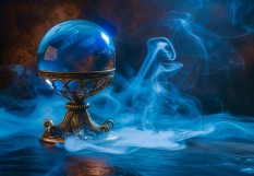 boule cristal flou
