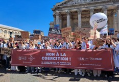 Manifestation des étudiants et médecins à Paris le 29 avril 2025